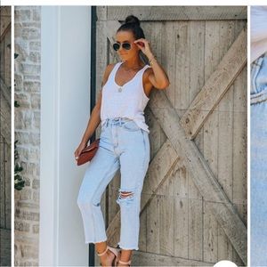 VICI • @vicidolls Kind High Rise Distressed Denim